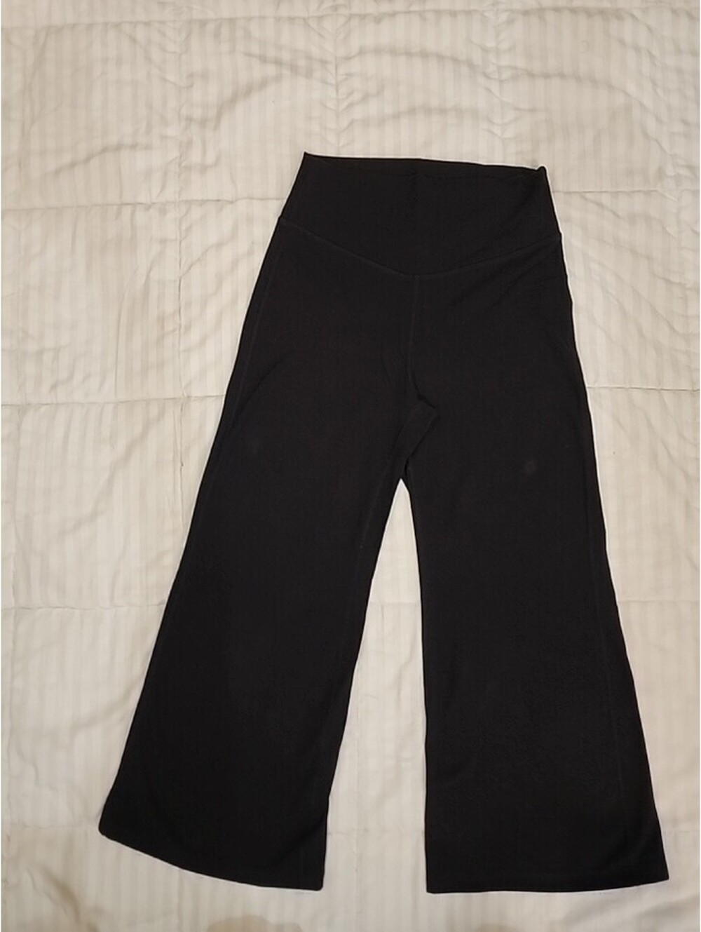 Old Navy Active Powerchi Women Leggings M Black Extra High Rise Wide Leg Go Dry